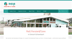 Desktop Screenshot of fenster-reiss.de