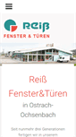 Mobile Screenshot of fenster-reiss.de